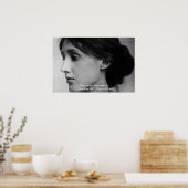 Virginia Woolf "Find Peace" Wisdom Quote Posters (Keuken)