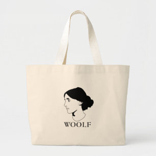 Virginia Woolf Grote Tote Bag