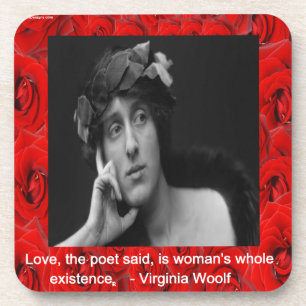 Virginia Woolf & Love Quote Onderzetter