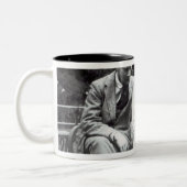 Virginia Woolf met Clive en Julian Bell, 1910 Tweekleurige Koffiemok (Links)