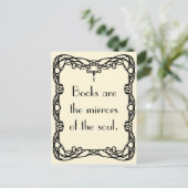 Virginia Woolf op Boeken Briefkaart (Staand voorkant)