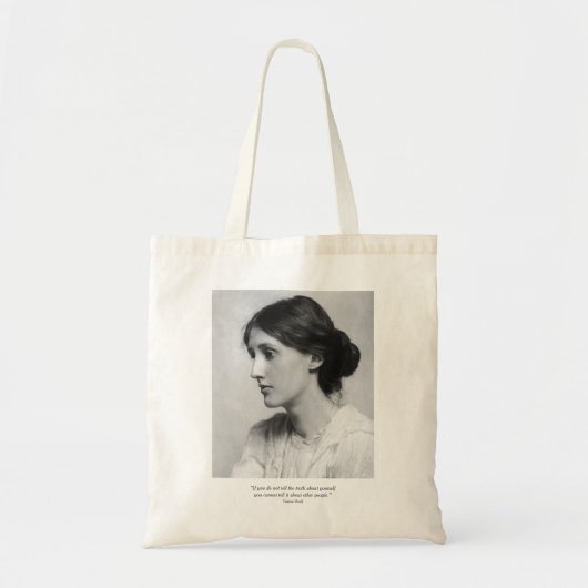 Virginia Woolf Portrait Canvas tas (Voorkant)