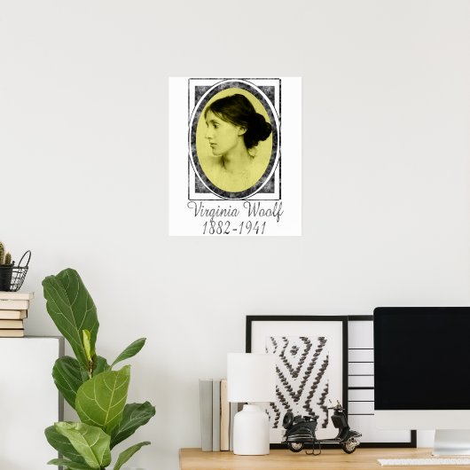 Virginia Woolf Poster (Thuiskantoor)
