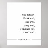 Virginia Woolf Quote Poster (Voorkant)