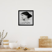 Virginia Woolf Woman Était Une Affiche De Citation (Cuisine)