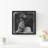 Virginia Woolf & Writers Quote Wall Clock Vierkante Klok (Huis)