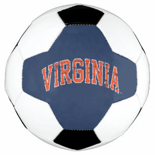 Virginia Wordmark Distress Voetbal