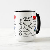 Virginia Wright Auteur-Auteur Words Mug (Devant droit)