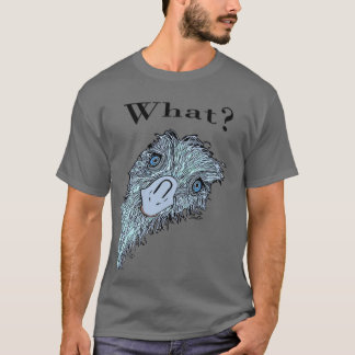 Virginia Wright Emu Gezicht Expressieve Graphic TS T-shirt