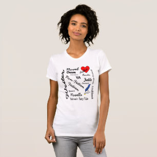 Virginia Wright Schrijver-Schrijver-Schrijver T-shirt