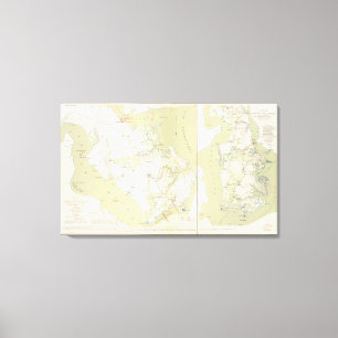 Virginia, Yorktown, naar Williamsburg Canvas Afdruk