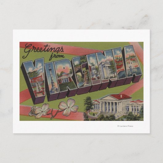 VirginiaLarge Letter ScenesVirginia 2 Briefkaart (Voorkant)