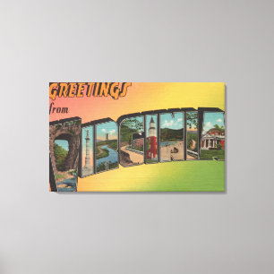 VirginiaLarge Letter ScenesVirginia 4 Canvas Afdruk