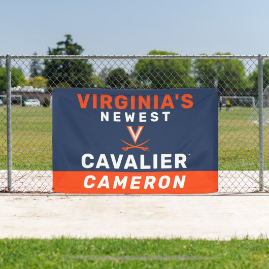 Virginia's nieuwste Cavalier Spandoek (Insitu)