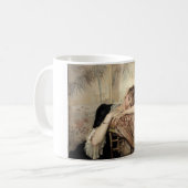 Virginie (De Parijse Vrouw) (door Albert Edelfelt) Koffiemok (Voorkant links)