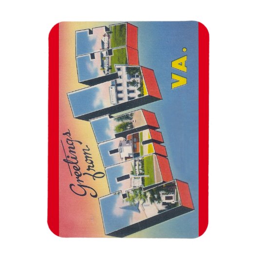 Virginie, Fort Lee Magnet (Vertical)