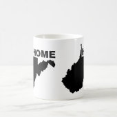 Virginie Occidentale Maison loin de l'État Mug Voy (Centre)