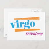 Virgo Aqua Briefkaart (Voorkant / Achterkant)