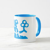 Virgo Astrology Sun Sign, Zodiac Ringer Mok (Voorkant rechts)