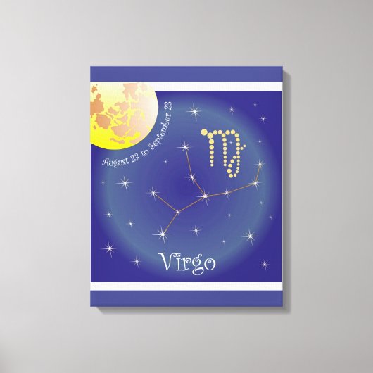 Virgo August 23 à septembre 23 Toile (Recto)
