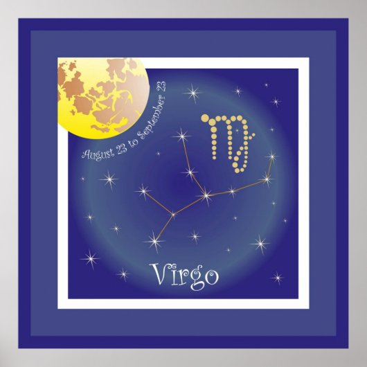 Virgo August 23 to September 23 Poster (Voorkant)