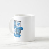 Virgo Birthday Crest™ for September 1-22 Mug (Devant gauche)