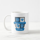 Virgo Birthday Crest™ for September 1-22 Mug (Gauche)