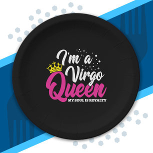 Virgo Birthday Queen Astrology August september Papieren Bordje