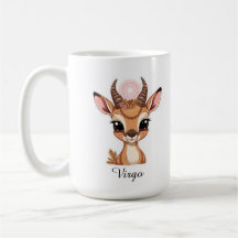 Virgo Celestial Zodiac Mok - Esthetische Herten Ku