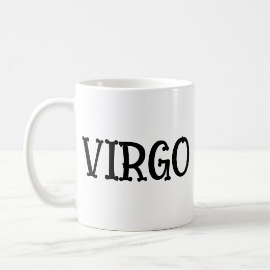 VIRGO COFFEE MUG  KOFFIEMOK (Links)