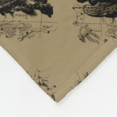 Virgo Constellation Hevelius 1690 aug23 - Sept22 Fleece Deken (Hoek)