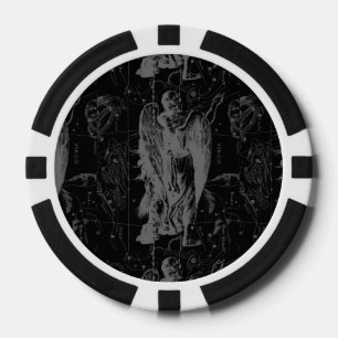Virgo Constellation Hevelius 1690 aug23 - Sept22 Pokerchips