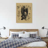 Virgo Constellation Hevelius 1690 aug 23 september Canvas Afdruk (Insitu (Slaapkamer))