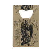 Virgo Constellation Hevelius 1690 Kredietkaart Flessenopener (Achterkant)