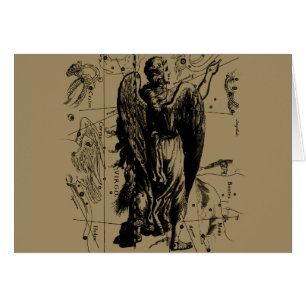 Virgo Constellation Hevelius Etching Style