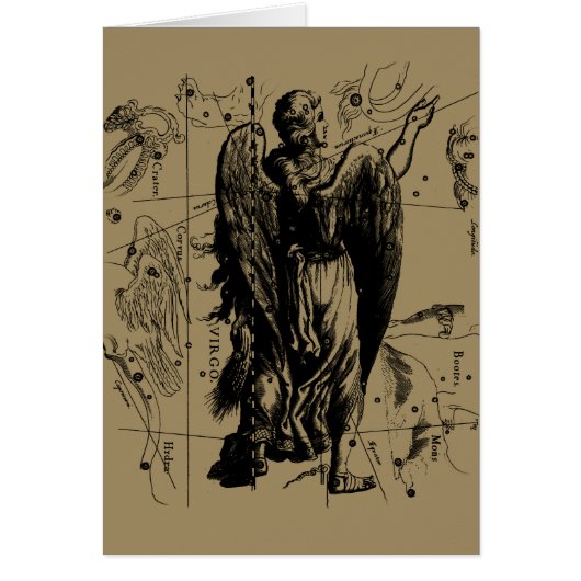 Virgo Constellation Hevelius Etching Style (Voorkant)
