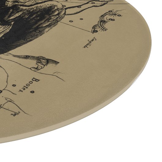 Virgo Constellation Hevelius Etching Style Snijplank (Hoek)