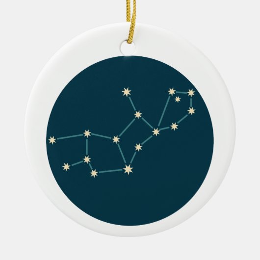 Virgo Constellation Keramisch Ornament (Voorkant)
