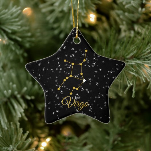 Virgo Constellation Keramisch Ornament (Boom)