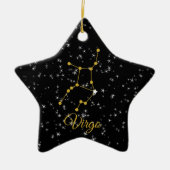 Virgo Constellation Keramisch Ornament (Voorkant)