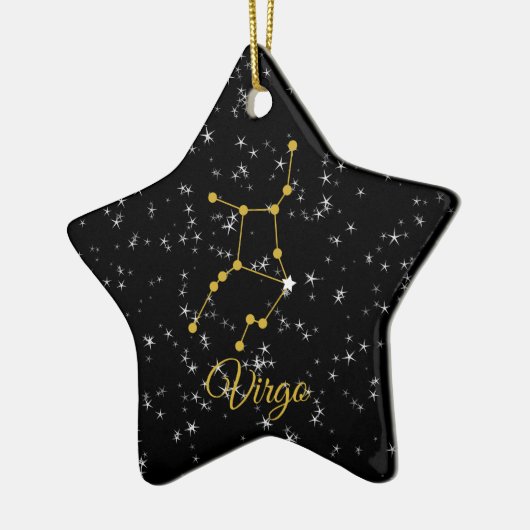 Virgo Constellation Keramisch Ornament (Links)