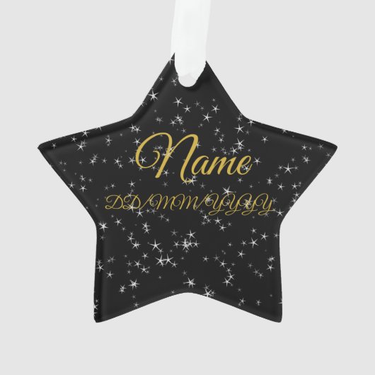 Virgo Constellation Ornament (achterkant)