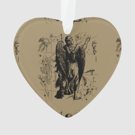 Virgo Constellation Vintage Hevelius 1690 (dos)