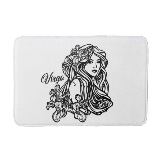 Virgo de dierentuin van de maagd badmat (Voorkant)