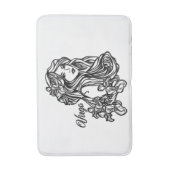 Virgo de dierentuin van de maagd badmat (Voorkant Verticaal)