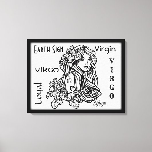 Virgo: de dierentuin van de maagd canvas afdruk (Voorkant)