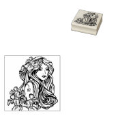 Virgo de dierentuin van de maagd rubberstempel (Gestempeld)
