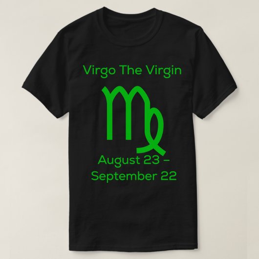 Virgo de dierentuin van de maagd t-shirt (Design voorkant)