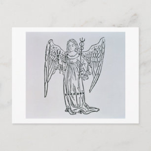 Virgo (de Maagd) is een illustratie uit de 'Poeti' Briefkaart