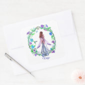 Virgo ~ De Maagd Vierkante Sticker (Envelop)